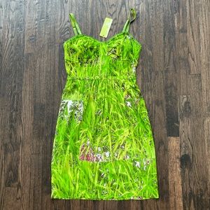 Anthro/Tracy Reese Verdant Collage Dress Sz 8